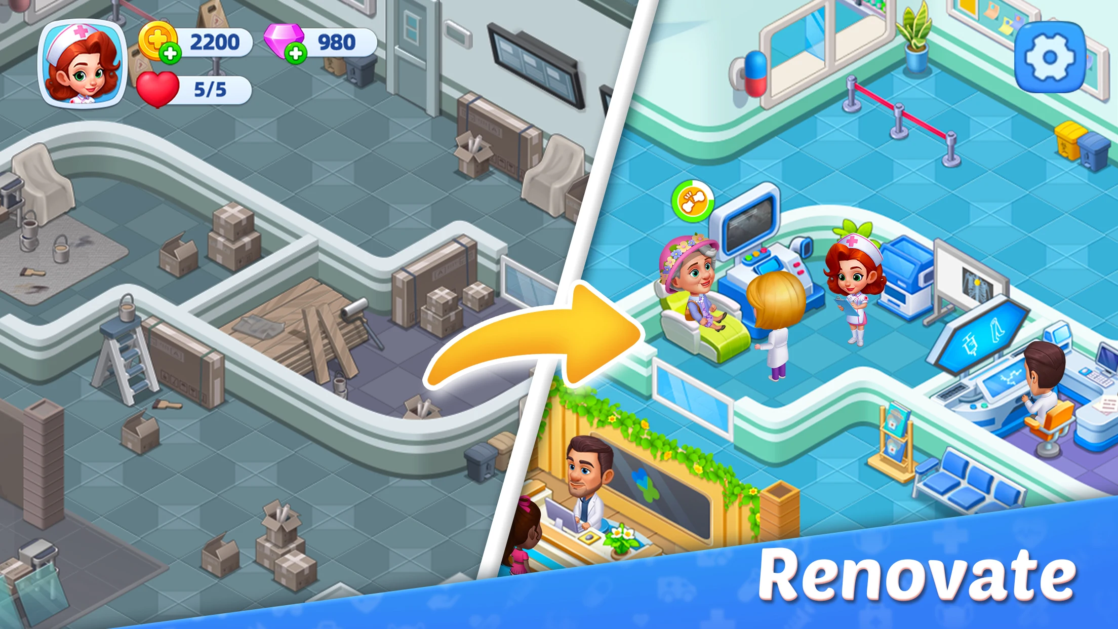 Hospital Frenzy: Doctor Games screenshot